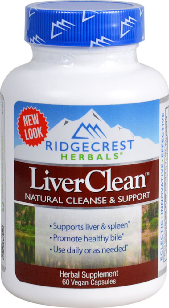 LiverClean™ -- 60 вегетарианских капсул RidgeCrest Herbals