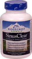 SinusClear™ -- 60 Vegan Capsules (Веганские капсулы) RidgeCrest Herbals