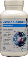 Roex Choline Bitartrate с бетаином HCL — 120 капсул Roex