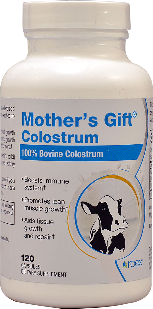 Mother's Gift Colostrum with Taurine -- 120 Vegetarian Capsules (Вегетарианские капсулы) Roex