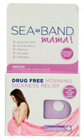 Браслет Sea-Band Mama для облегчения утренней тошноты без лекарств -- 1 браслет Sea-Band