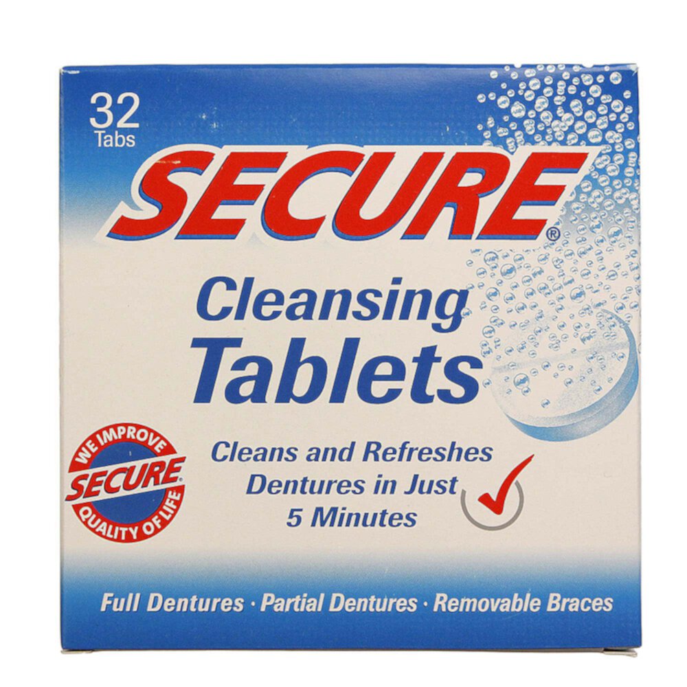 Очищающие таблетки -- 32 таблетки SECURE