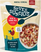 Seven Sundays Muesli Cereal - Rise &amp; Shine Mix Клубнично-банановый орех - 10 унций Seven Sundays