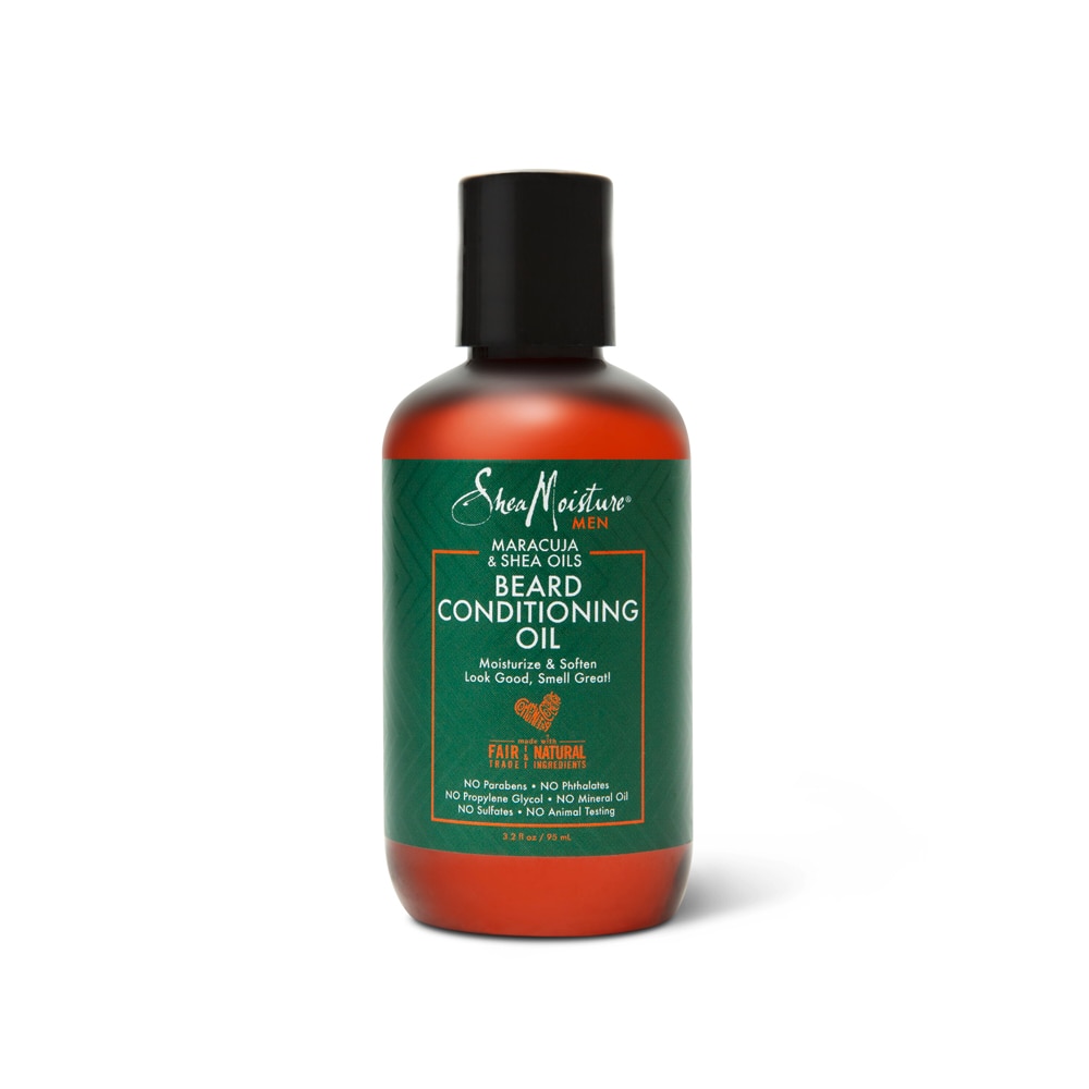 SheaMoisture Men Maracuja Oil &amp; Масло-кондиционер для бороды с маслом ши для увлажнения и увлажнения. Смягчить бороды -- 3.2 SheaMoisture