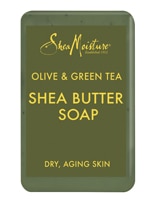 SheaMoisture Olive Oil &amp; Мыло с экстрактом зеленого чая и маслом ши для сухой стареющей кожи -- 8 унций SheaMoisture