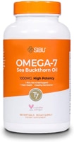 Omega-7 Sea Buckthorn Oil -- 1000 mg - 180 Softgels (Мягкие капсулы) Sibu Beauty