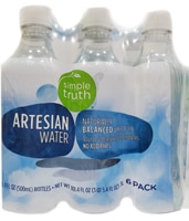 Артезианская вода Simple Truth - 6,9 жидких унций каждая / упаковка из 6 шт. Simple Truth