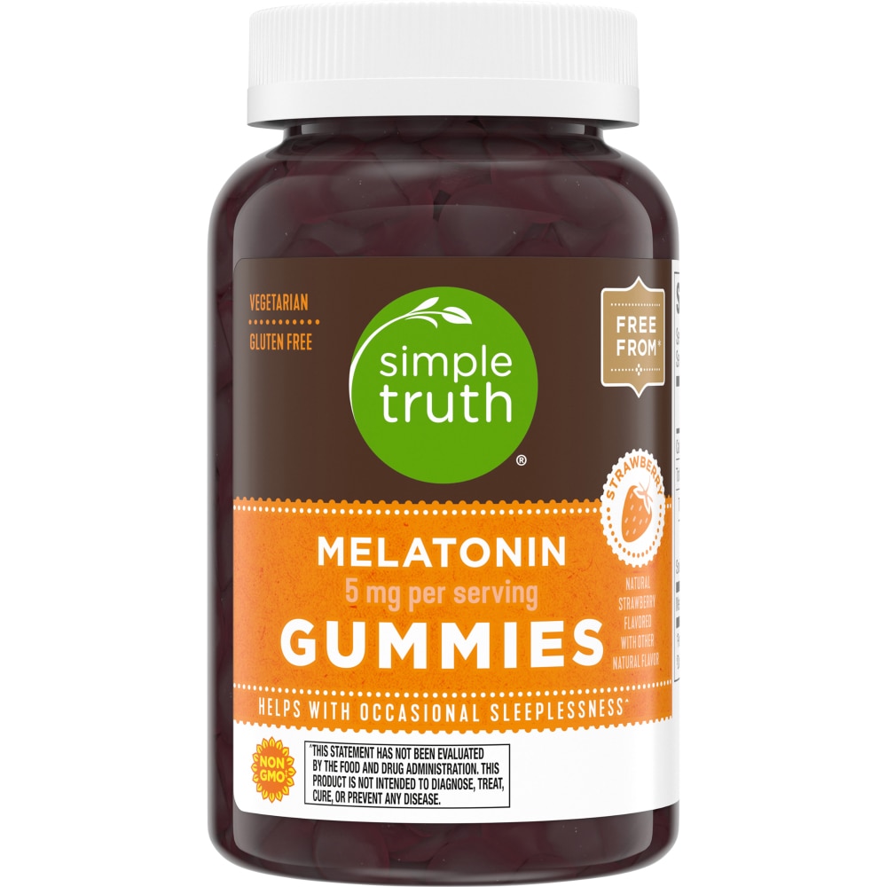 Melatonin Gummies (Жевательные конфеты) -- 5 mg - 100 Gummies Simple Truth