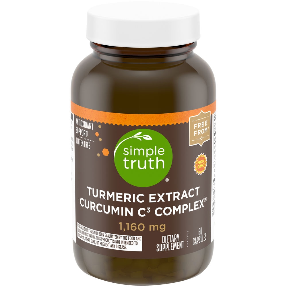 Turmeric Extract Curcumin C3 Complex -- 1160 mg - 60 Capsules (Капсулы) Simple Truth