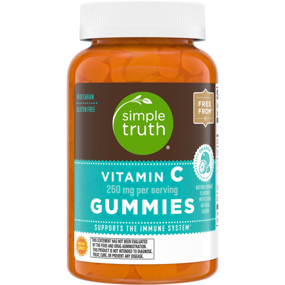 Vitamin C Gummies (Жевательные конфеты) Natural Orange -- 250 mg - 100 Gummies Simple Truth