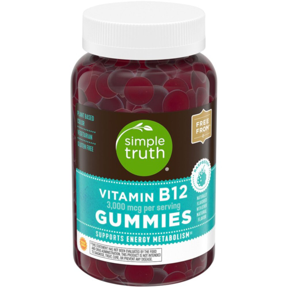 Vitamin B12 Gummies (Жевательные конфеты) -- 3000 mcg - 100 Gummies Simple Truth