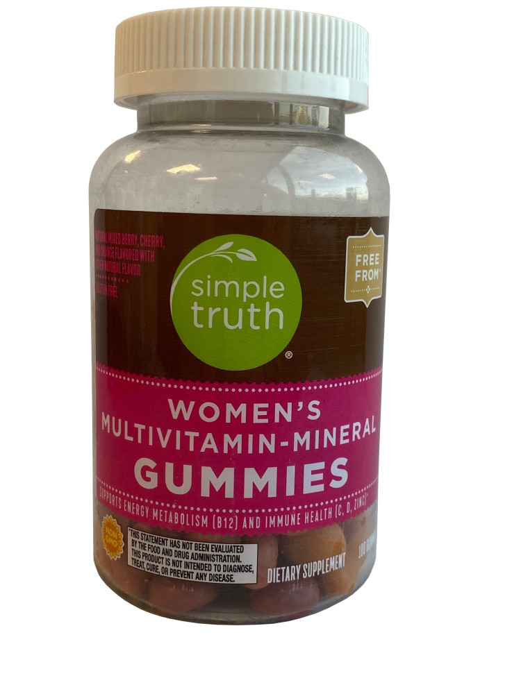 Women's Multivitamin-Mineral Gummies (Жевательные конфеты) -- 100 Gummies Simple Truth