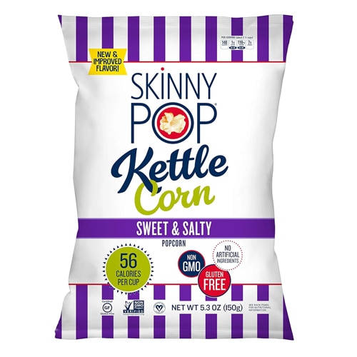 Попкорн без глютена Sweet & Salty 150 г - вкусный цельнозерновой снек SkinnyPop