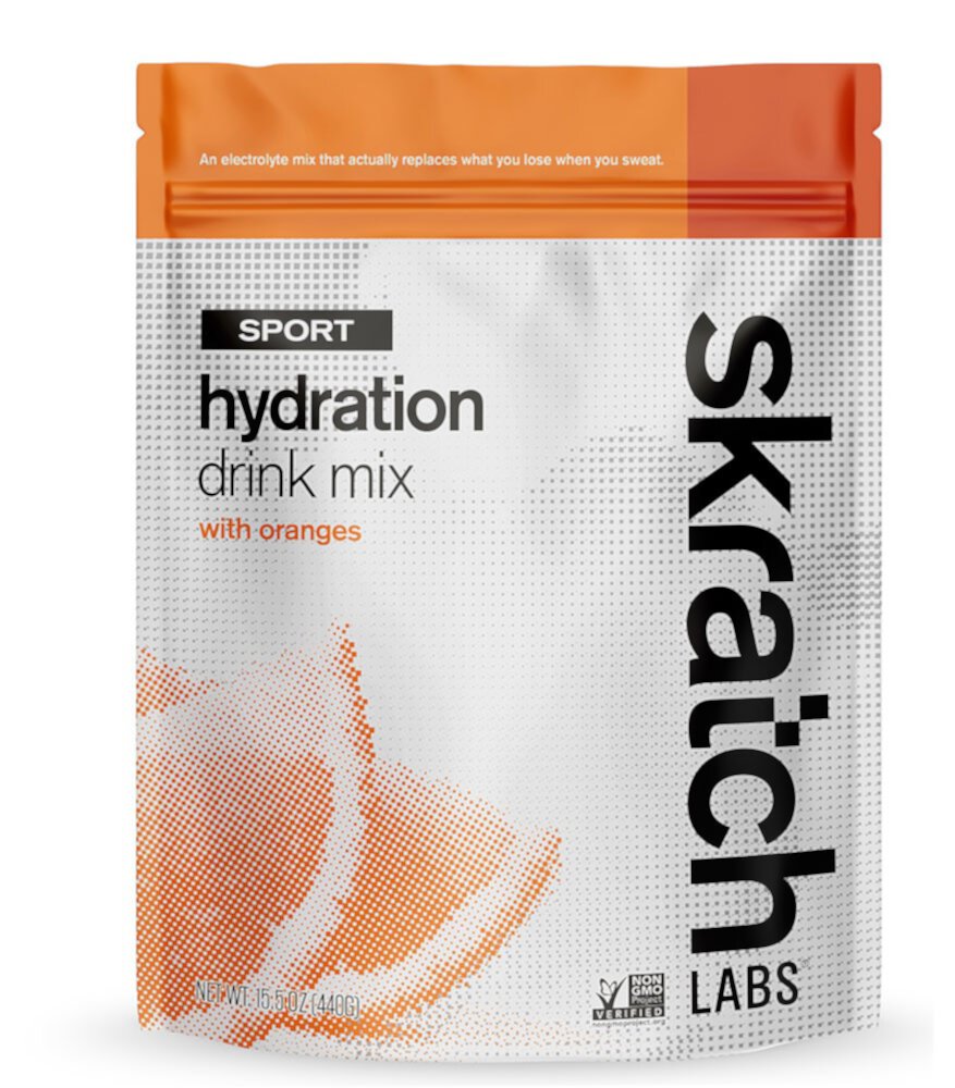 Skratch Labs Sport Hydration Drink Mix с апельсинами - 15,5 унций Skratch Labs