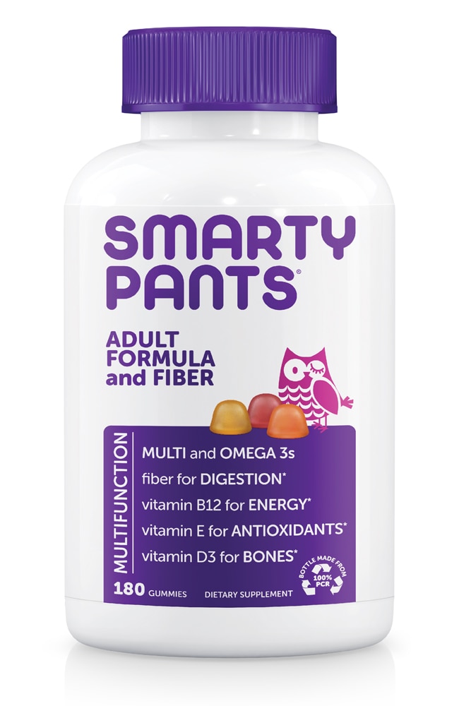 Adult Complete and Fiber -- 180 Gummies (Жевательные конфеты) SmartyPants