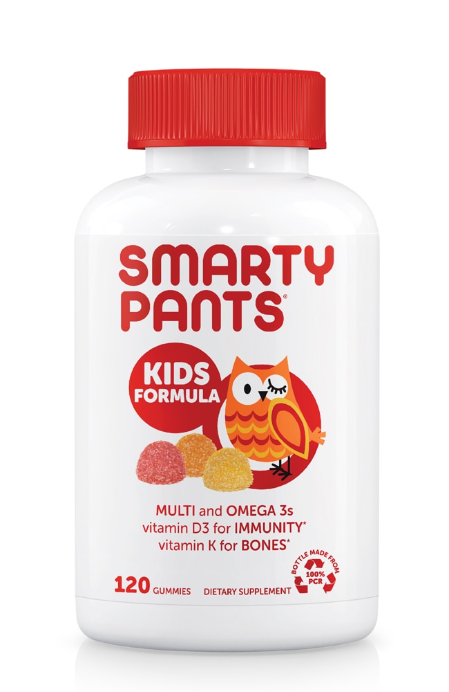 Жевательные конфеты Kids Formula Multi и Omegas — 120 жевательных конфет SmartyPants