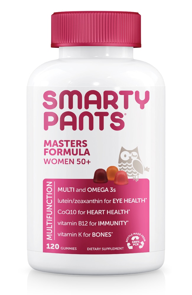 SmartyPants Masters Complete Women's 50 Plus — 120 жевательных конфет SmartyPants