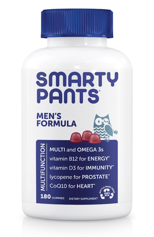 Мужской мультивитамин с омега-3 - 180 жевательных конфет - SmartyPants SmartyPants