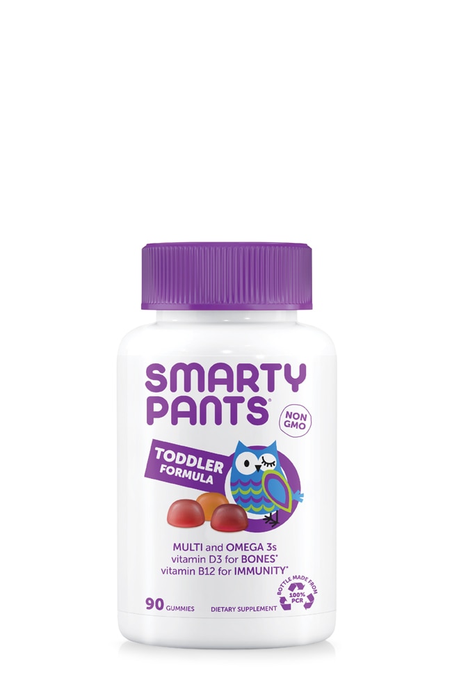 Жевательные конфеты Multi и Omegas для малышей — 90 жевательных конфет SmartyPants