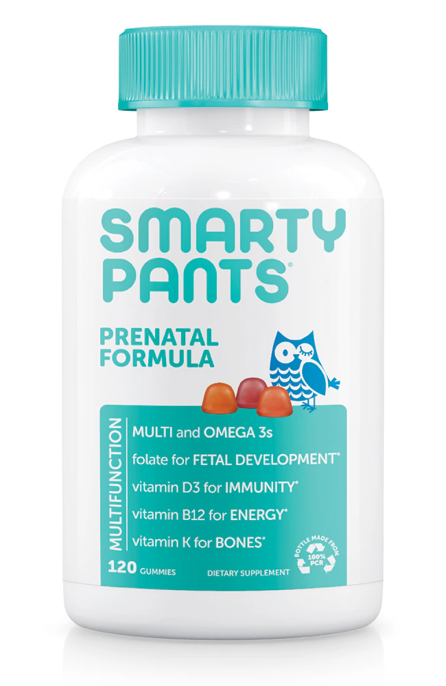 Prenatal Multi & Omegas Gummies (Жевательные конфеты) -- 120 Gummies SmartyPants