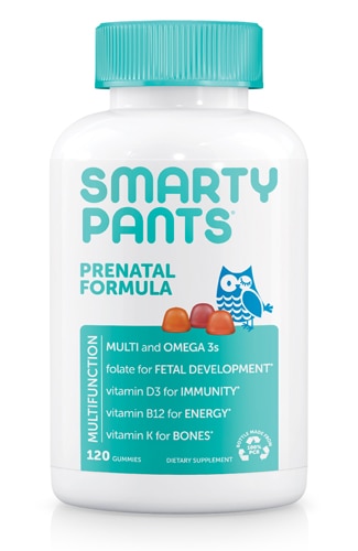 Prenatal Multi & Omegas Gummies (Жевательные конфеты) -- 120 Gummies SmartyPants