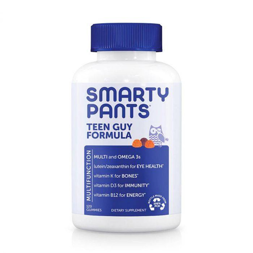 Жевательные конфеты Teen Guy Multi и Omegas — 120 жевательных конфет SmartyPants