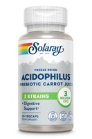 Solaray Acidophilus Plus пребиотический морковный сок — 3 миллиарда КОЕ — 30 растительных капсул Solaray