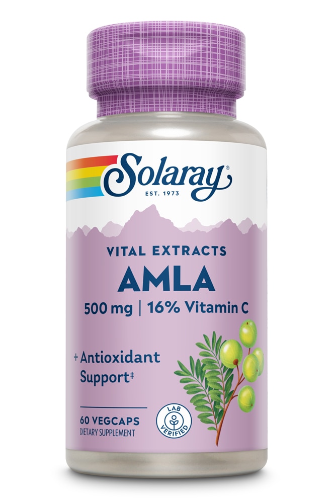 Амла — 500 мг — 60 растительных капсул Solaray