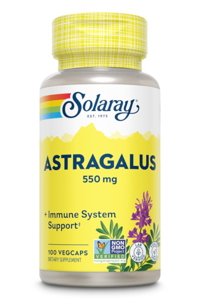 Astragalus -- 550 mg - 100 VegCaps Solaray