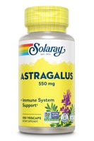 Астрагал — 550 мг — 100 растительных капсул Solaray