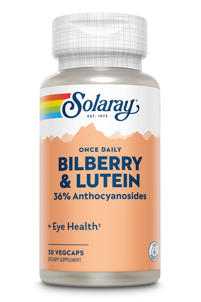 Bilberry & Lutein -- 30 VegCaps Solaray