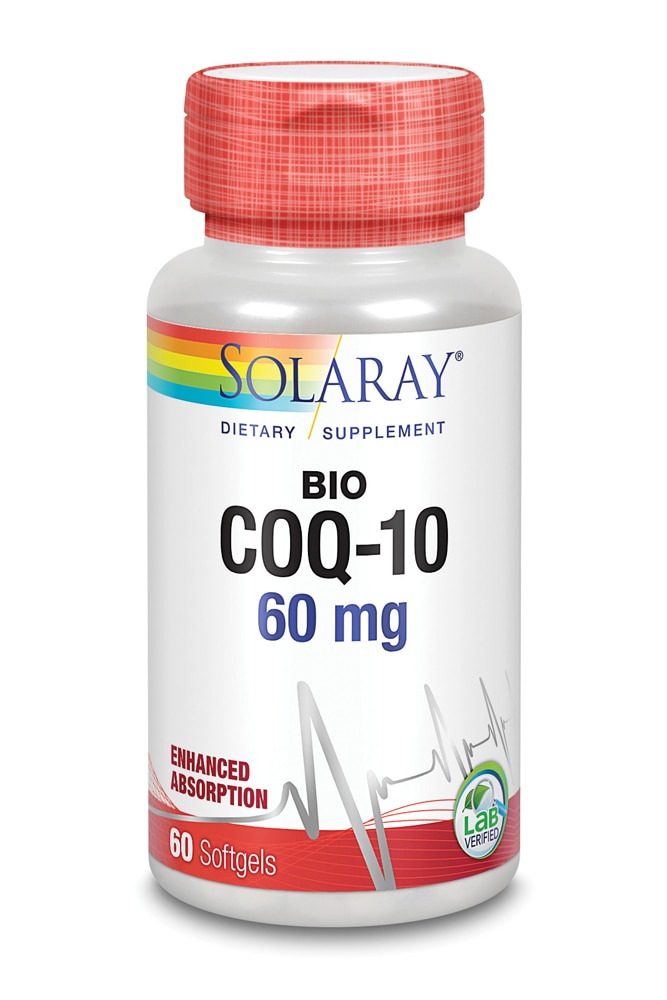 BioCoQ-10 -- 60 mg - 60 Softgels (Мягкие капсулы) Solaray