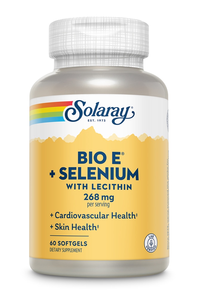 Bio E® plus Selenium -- 60 Softgels (Мягкие капсулы) Solaray