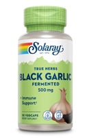 Черный чеснок Solaray — 500 мг — 50 растительных капсул Solaray