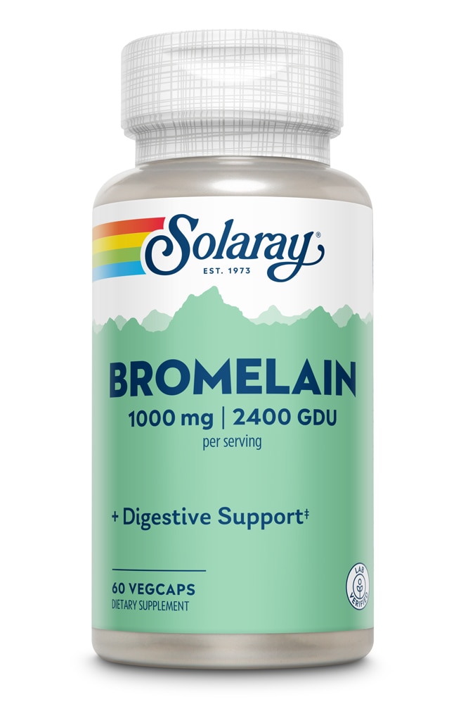 Bromelain -- 1000 mg - 60 VegCaps Solaray