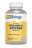 Порошок витамина С с буфером Solaray — 5000 мг — 8 унций Solaray