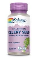 Экстракт семян сельдерея -- 100 мг -- 30 вегетарианских капсул Solaray