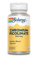 Пиколинат хрома Solaray - 200 мкг - 50 таблеток Solaray
