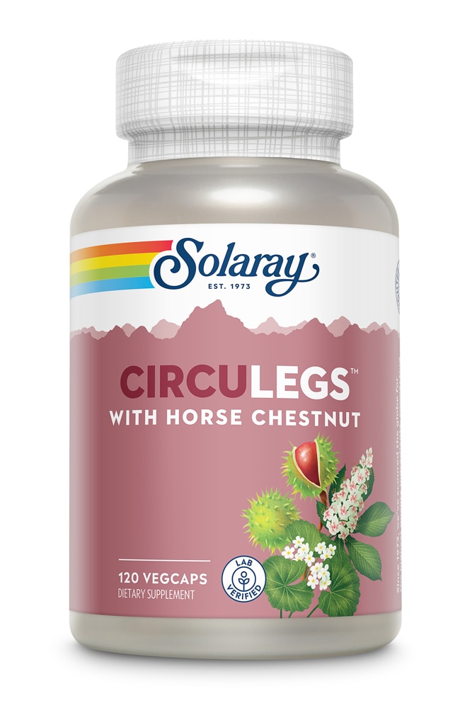 Solaray CircuLegs™ -- 120 растительных капсул Solaray