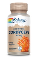 Кордицепс Solaray -- 520 мг -- 100 капсул Solaray