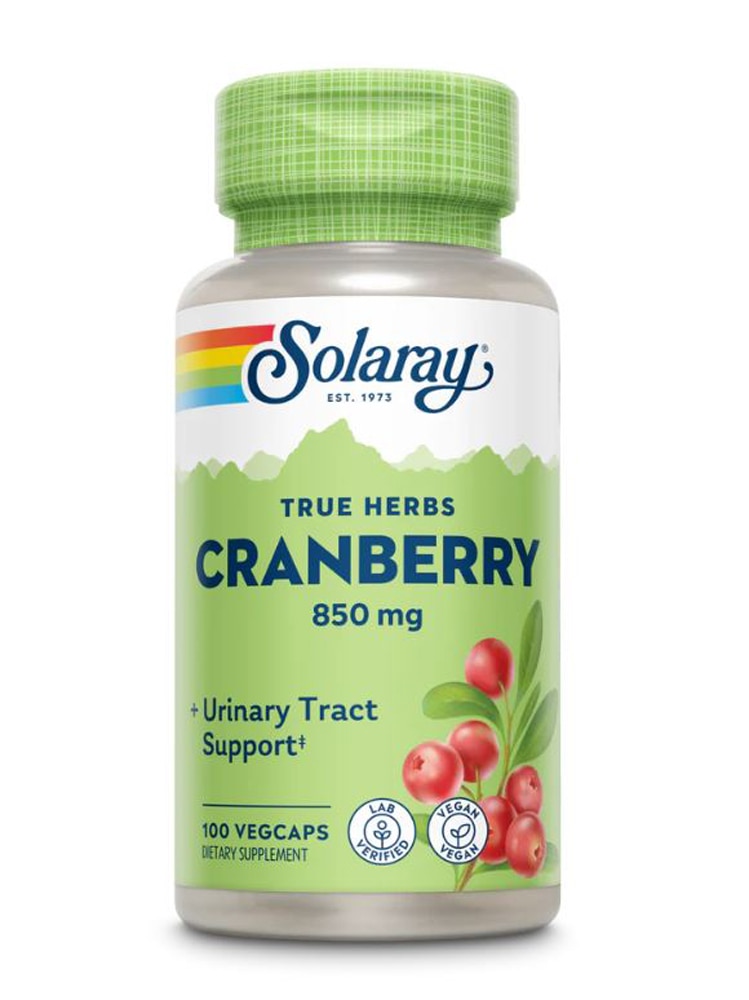 Cranberry -- 850 mg - 100 VegCaps Solaray