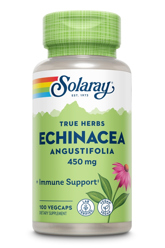 Эхинацея Solaray — 450 мг — 100 растительных капсул Solaray