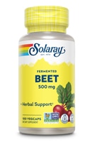 Ферментированная свекла — 500 мг — 100 растительных капсул Solaray
