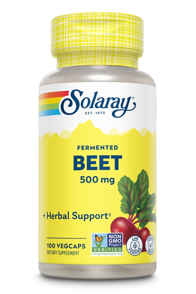 Fermented Beet -- 500 mg - 100 VegCaps Solaray