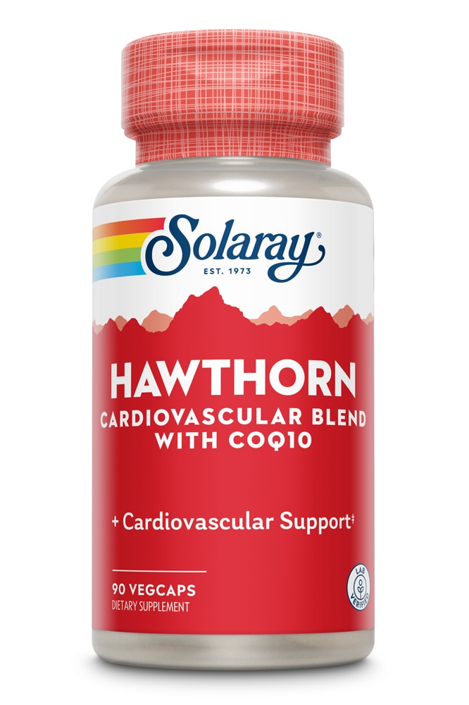 Hawthorn Cardiovascular Blend with COQ10 -- 90 VegCaps Solaray