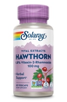 Hawthorn Extract -- 100 mg - 60 VegCaps Solaray