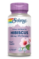 Hibiscus Flower Extract -- 250 mg - 60 VegCaps Solaray