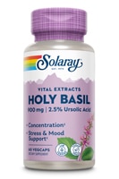 Solaray Holy Basil -- 450 мг -- 60 вегетарианских капсул Solaray