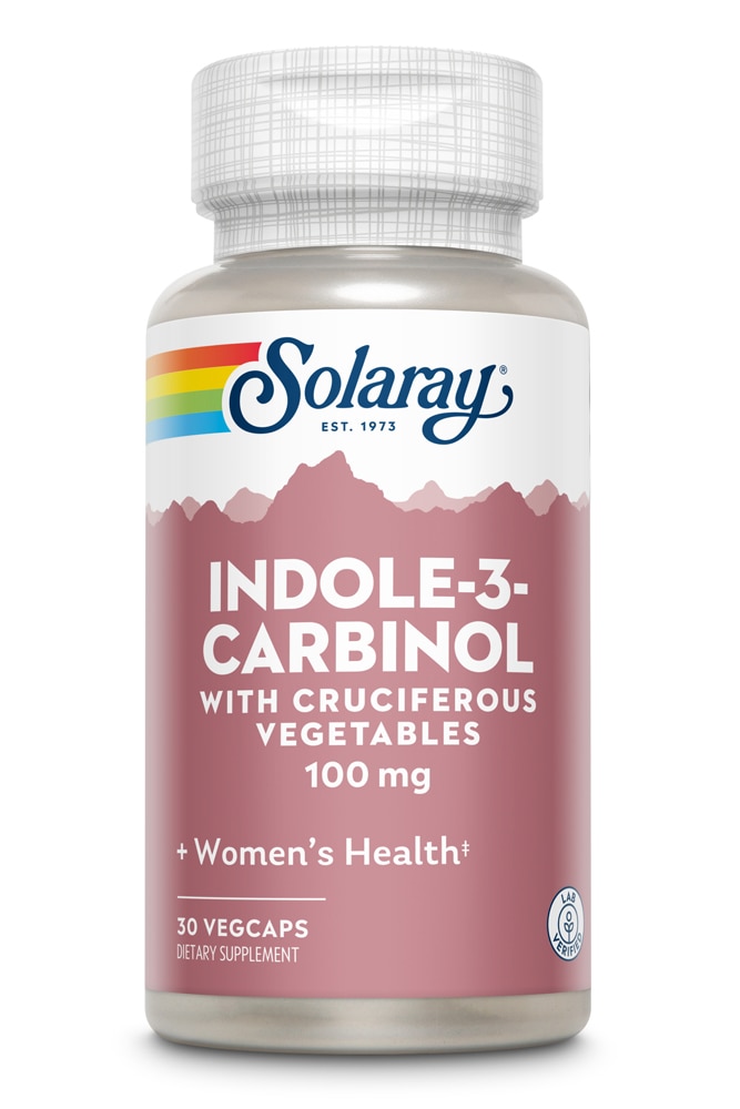 Индол-3-карбинол Solaray -- 100 мг -- 30 капсул Solaray