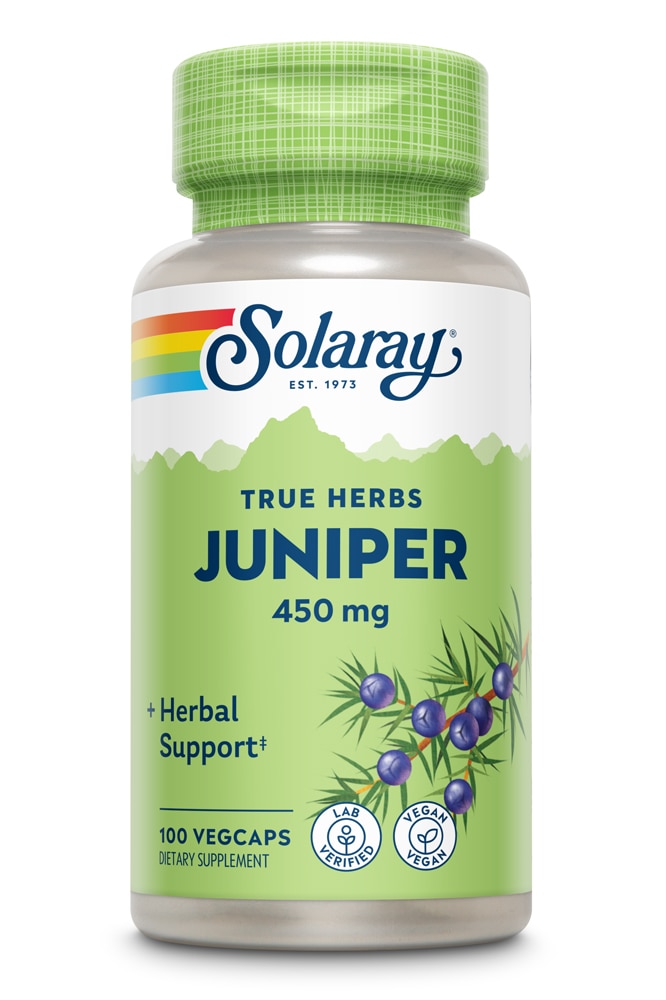 Juniper -- 450 mg - 100 VegCaps Solaray